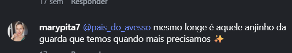 Comentário de @marypita7
